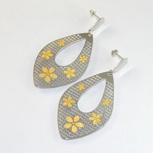 Wholesale Fashion High Quality Ladies Women Girls Stainless Steel Earrings LEF211 from china suppliers