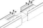 Long Architectural Linear Suspension Lights , Linear Ceiling Light White Color