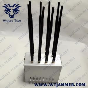 Wholesale Adjustable 6 Bands 30m 15W GPS 3G 4G All Cell Phone Signal Jammer from china suppliers