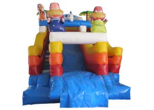 Wholesale The Simpsons themed inflatable water park big inflatable slide with sealed water pool for children from china suppliers