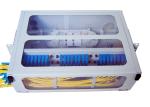 SC LC Rack Fiber Optic Patch Panel 48 96 Port 19 U Sliding Type Transparent Top