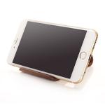 Portable Wooden Phone Holder Beech / Walnut Material Desktop Phone Stand