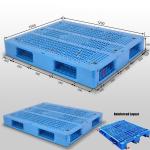 1200x1000mm heavy duty large stackable plastic pallet for sale