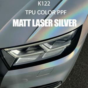 Wholesale K122 Matt Laser Silver TPU Color Car Paint Protection Film Matte Car Wrap from china suppliers