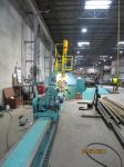 Automatic Street Pole Hydraulic Sewing and Welding CO2 / SAW Working Principle