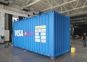Wholesale Toughened Glass Prefabricated 20gp Shipping Container Exhibition from china suppliers