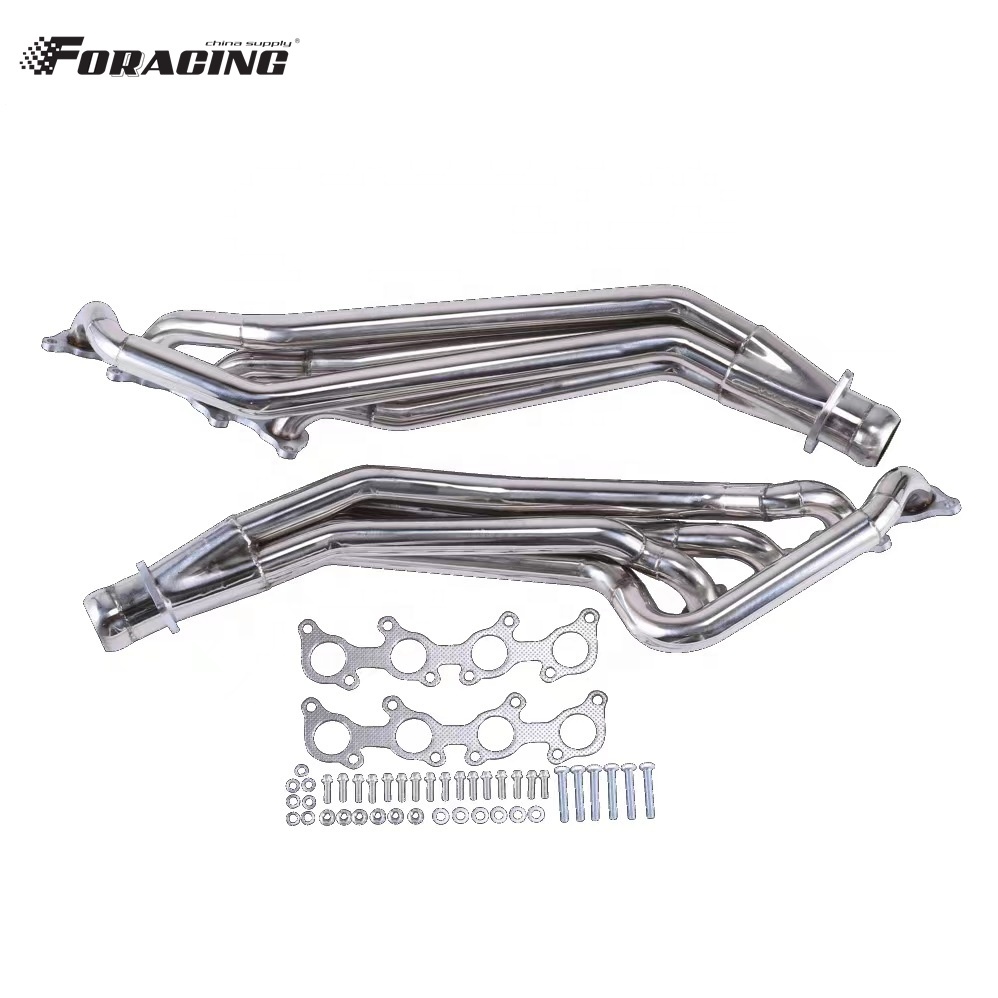 Universal Exhaust Headers Pipe for Ford Mustang Manifold Long Tube V8 5.0 L OEM Size Improved Exhaust Flow