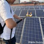 High Pressure Clean Type Double-Head Spin Brush for Cleaning Photovoltaic