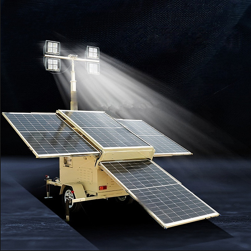 High Efficiency Mobile Lighting Tower Mining Solar Light Tower Portable Light Towers