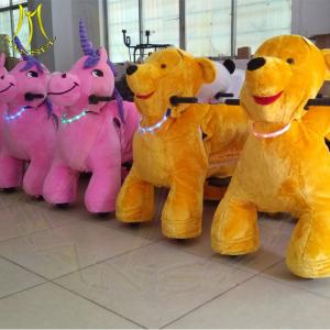 Wholesale Hansel amusement park games electric walking zoo plush stuffed animals ride from china suppliers