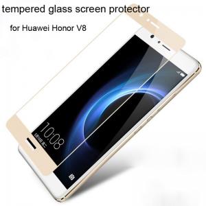Wholesale Best Colorful tempered glass screen protector Huawei Honor V8 Honor V8 Clarity full screen from china suppliers