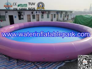 Wholesale Purple Above Ground Inflatable Swimming Pool Toys 0.9mm PVC Tarpaulin from china suppliers