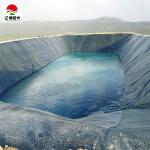 0.2mm-3.0mm HDPE LLDPE Geomembrane Liners for Fishpond Landfill Flexible and