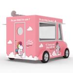 Electric Mobile Food Truck for Cold Drinks Ice Cream and Food Distribution