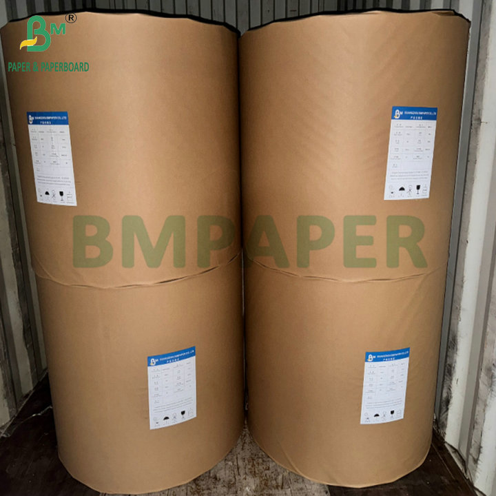 600mm Jumbo Roll 60gsm 70gsm Brown Kraft Paper For Making Bags