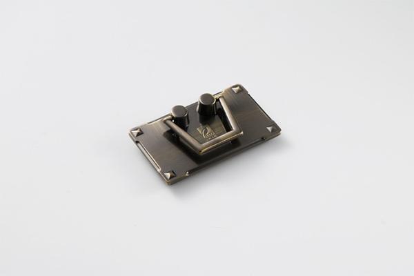 Electroplated Cabinet Drawer Furniture Hardware Pulls Zinc Alloy 75 * 44 * 17 Mm