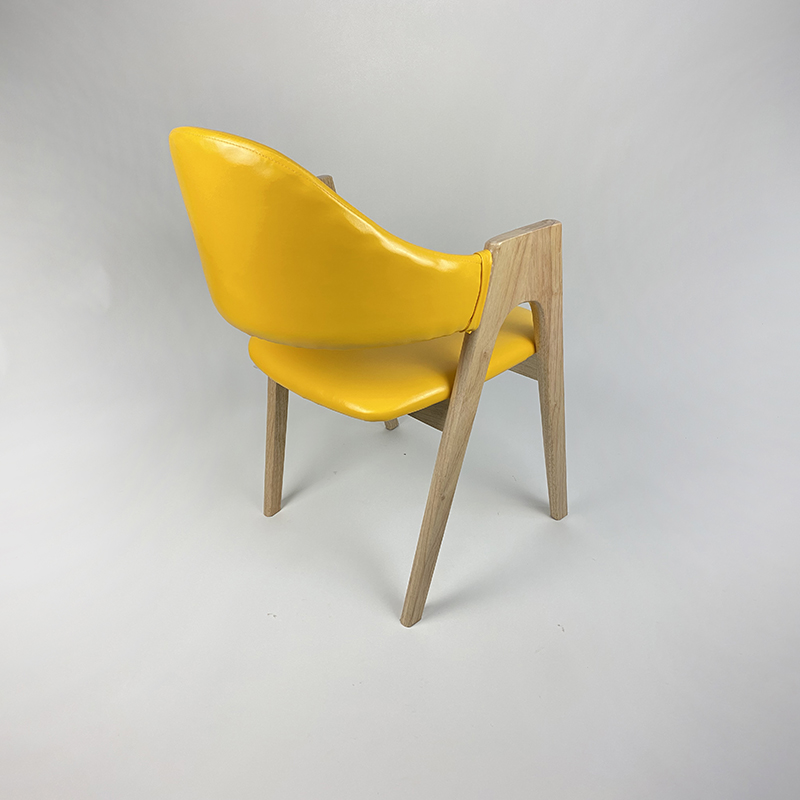 Commercial Luxury Modern Style Wooden Leg Dining Chair with Manufactory Solid Living Room Furniture
