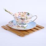 Coffee Tray Bamboo Wood Mat Dressed Natural Whisky Coaster For Drink