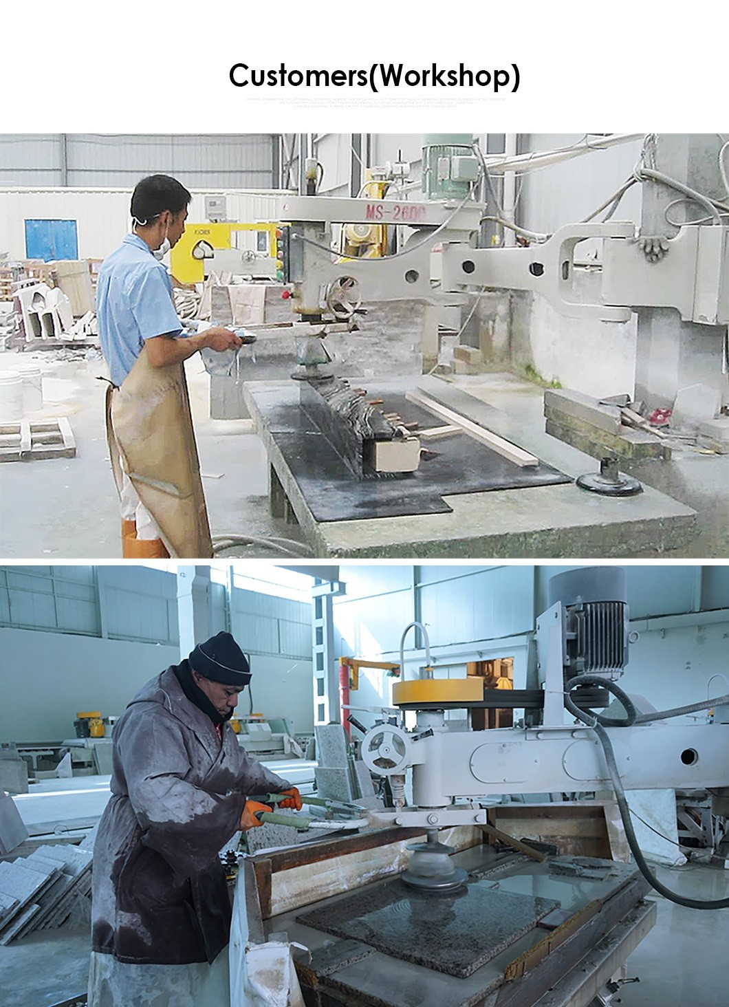 Manual Stone Polishing Machine