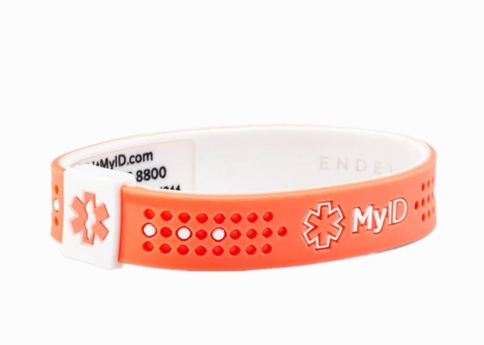 Comfortable Myid Medical Bracelet , Lightweight QR Code Medical ID Bracelet