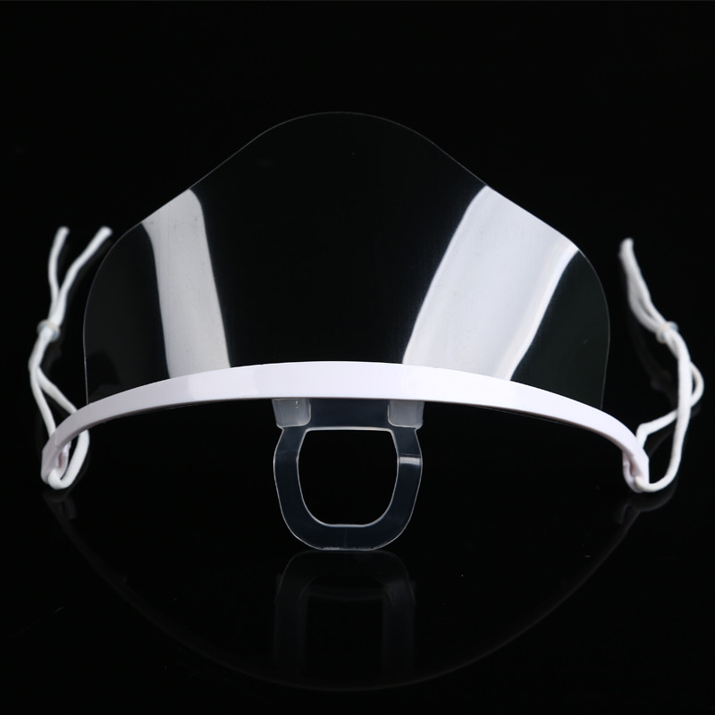 Flat Anti Fog Clear Plastic Mouth Cover For Catering