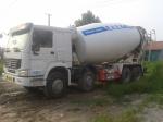 Sinotruk Concrete Mixer Truck Max Loading 16000kg With Hydraulic System