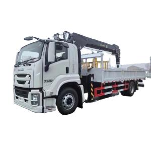 Wholesale Versatile Cargo Truck Mounted Crane Efficient Lifting And Transport Stability For Construction Logistics Powerful Jib Cranes from china suppliers