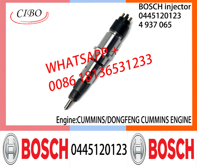BOSCH 0445120123 4937065 Neutral Fuel Injector Assembly 0445120123 4937065 For CUMMINS/DONGFENG CUMMINS ENGINE