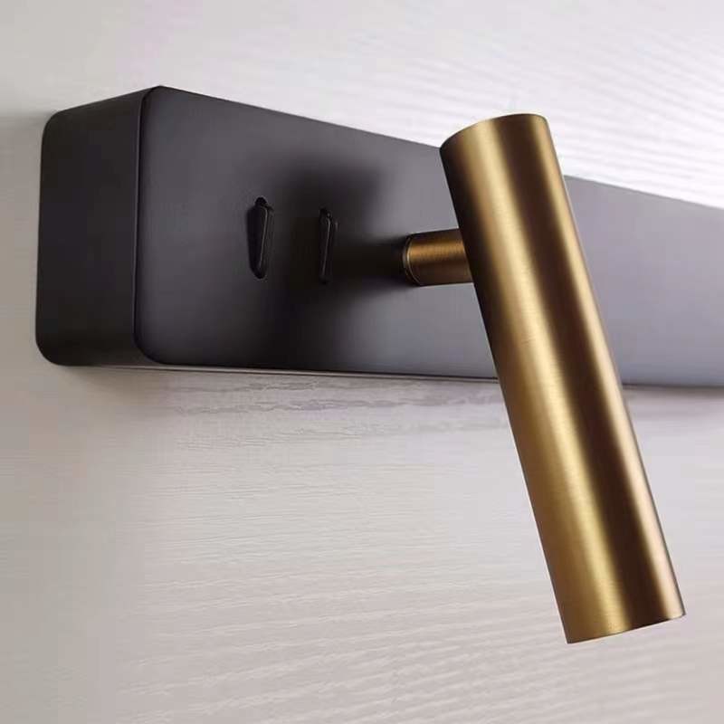 Modern Reading Book Light Indoor Surface Mounted Aluminum Frosted Led Flexible Living Room Bedroom Bed Bedside Wall Lamp
