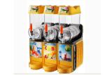 800W Snack Shop Ice Slush Machine , Commercial Electric Three Bowl Hot Juice