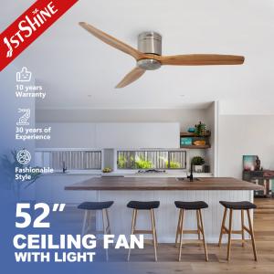 Wholesale 52'' Flush Mounted 2 IN 1 Ceiling Fan With / Without Light For Home from china suppliers