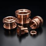 High Precision CNC Copper Parts , Aerospace Industrial CNC Milling Components