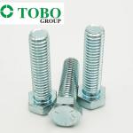 TOBO Hot Sales DIN961 Galvanized Hexagonal Bolts With Steel Surface