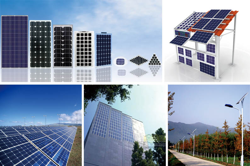solar panel Amorphous 20W-60W factory price for solar lantern, solar power system
