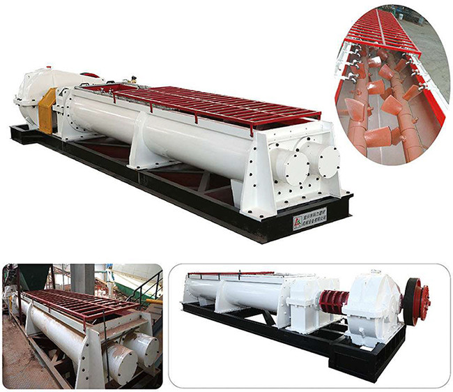 Double Shaft Concrete Mixer Machine With Diesel Engine Mixer Loading Power 7.5kw