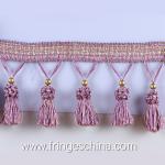 Handmade fashionable chain beads lace tassels fringes for curtain/sofa/pillow