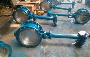 Wholesale Double Flanged Butterfly Valve Adjust Tightness With Hand Wheel Dn50 To Dn400 from china suppliers