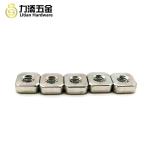 M2.5 M6 Metal Hex Nut Galvanized Stainless Steel Material Din 557