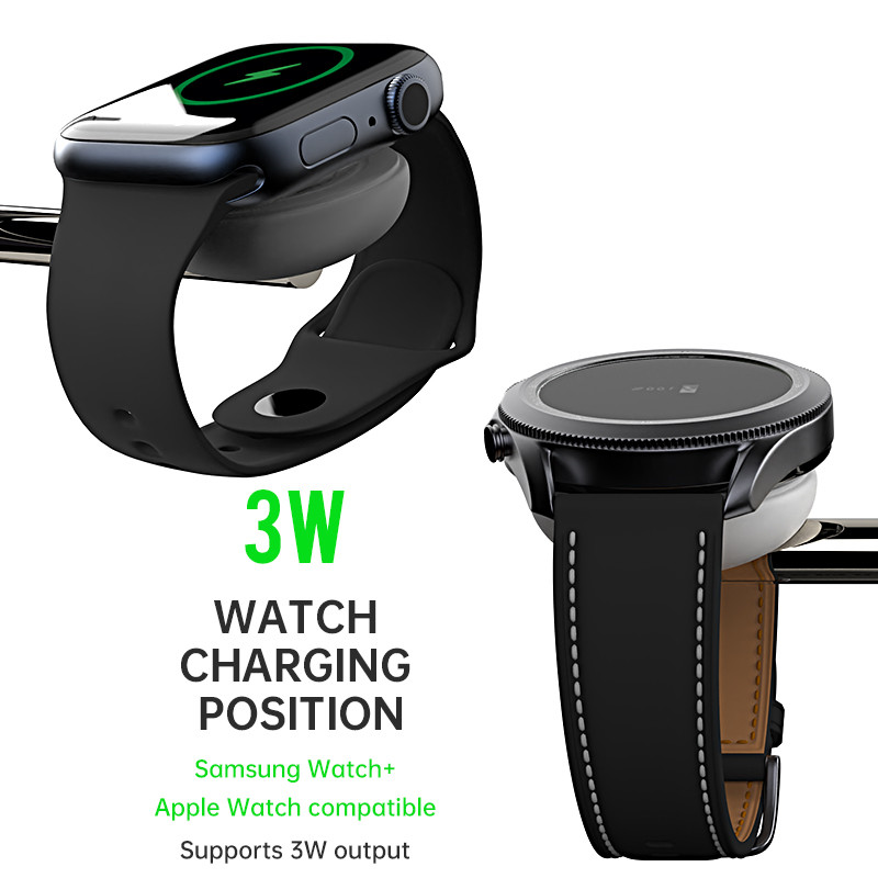 T256 Magnetic Wireless Charger with LED Night Light and Touch Switch Charging Distance 8mm
