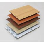 SGS Rosh PE Aluminum Composite Panel 5mm Cabinet Kitchen Non Toxic Wooden ACP