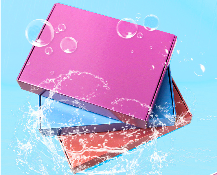 Custom Printing Folding Custom Corrugated Box With Waterproof Metal Film