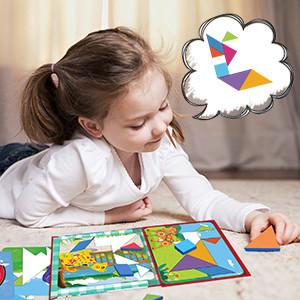 Wholesale Colorful Magnetic EVA Tangram Toys Portable Functional from china suppliers