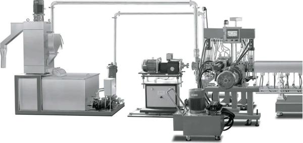 Extrusion Granulator Custom Underwater Pelletizing System Water Cooling