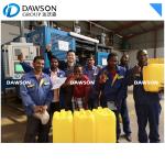 30L Jerry Can HDPE Plastic Blowing Machine View Strip 2 Layers Oil Bottle Tank