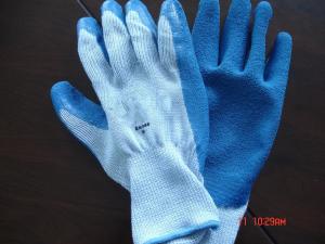 China Working Latex Safety Gloves / Scaffolding Safety Products / Gloves on sale