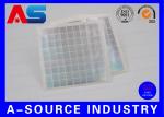 Transparent Adhesive Holographic Security Stickers 3d Hologram Printed