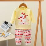 Autumn leisure Long Sleeve Cotton Pyjamas Children Cotton On Matching Pjs