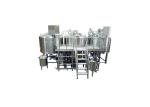 Sanitary 304 Stainless Steel 3 Kettle Brew System 50MM PU Instualtion CE