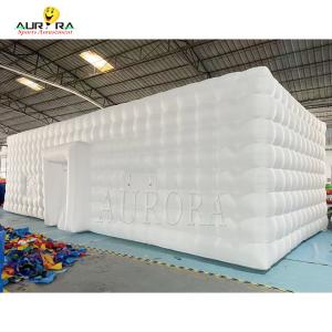 Wholesale White Inflatable Night Club Tent Bar Portable LED Party Disco Tent Customized from china suppliers