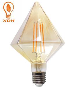 Wholesale D95 E27 filament bulb amber Diamond edison LED Filament Bulbs 220-240V 8W led bulb from china suppliers